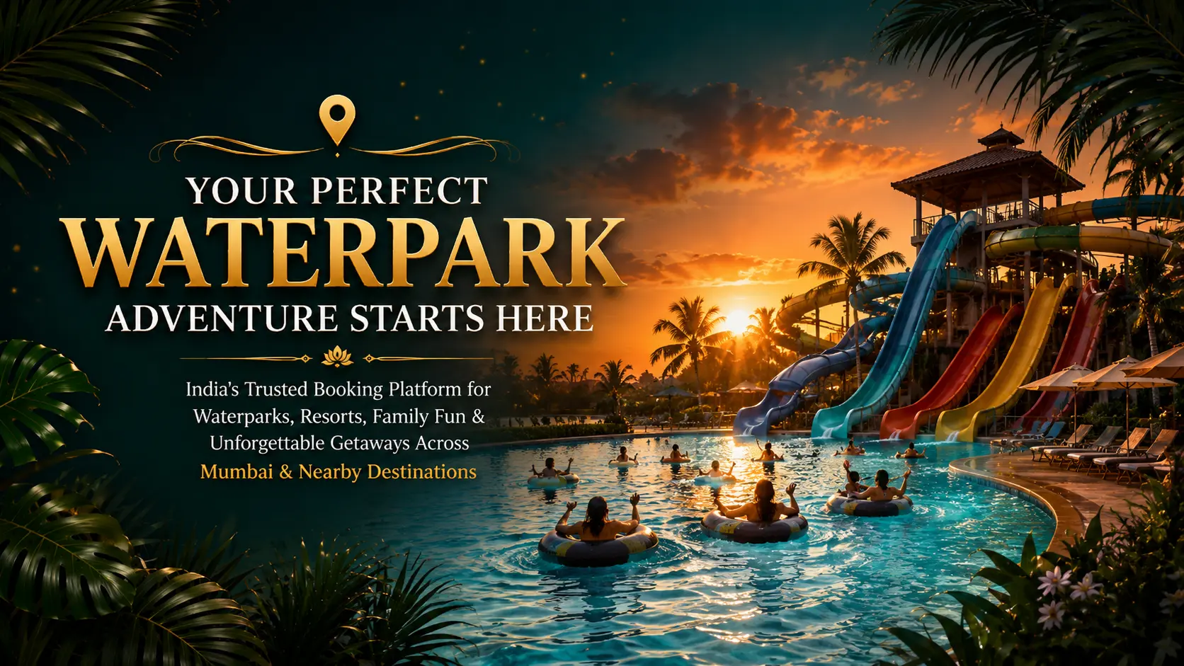 Explore waterparks with ResortNVilla
